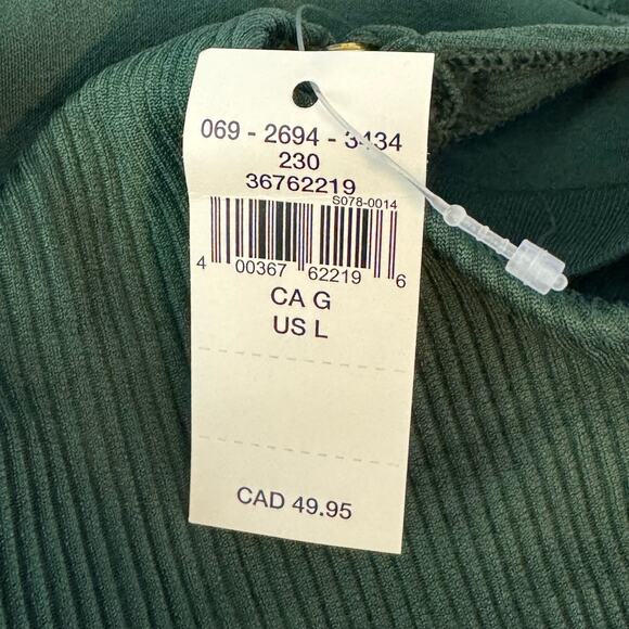 Aerie Seamless Ring Longline Bralette Sycamore Green NWT Size Large - Picture 8 of 8